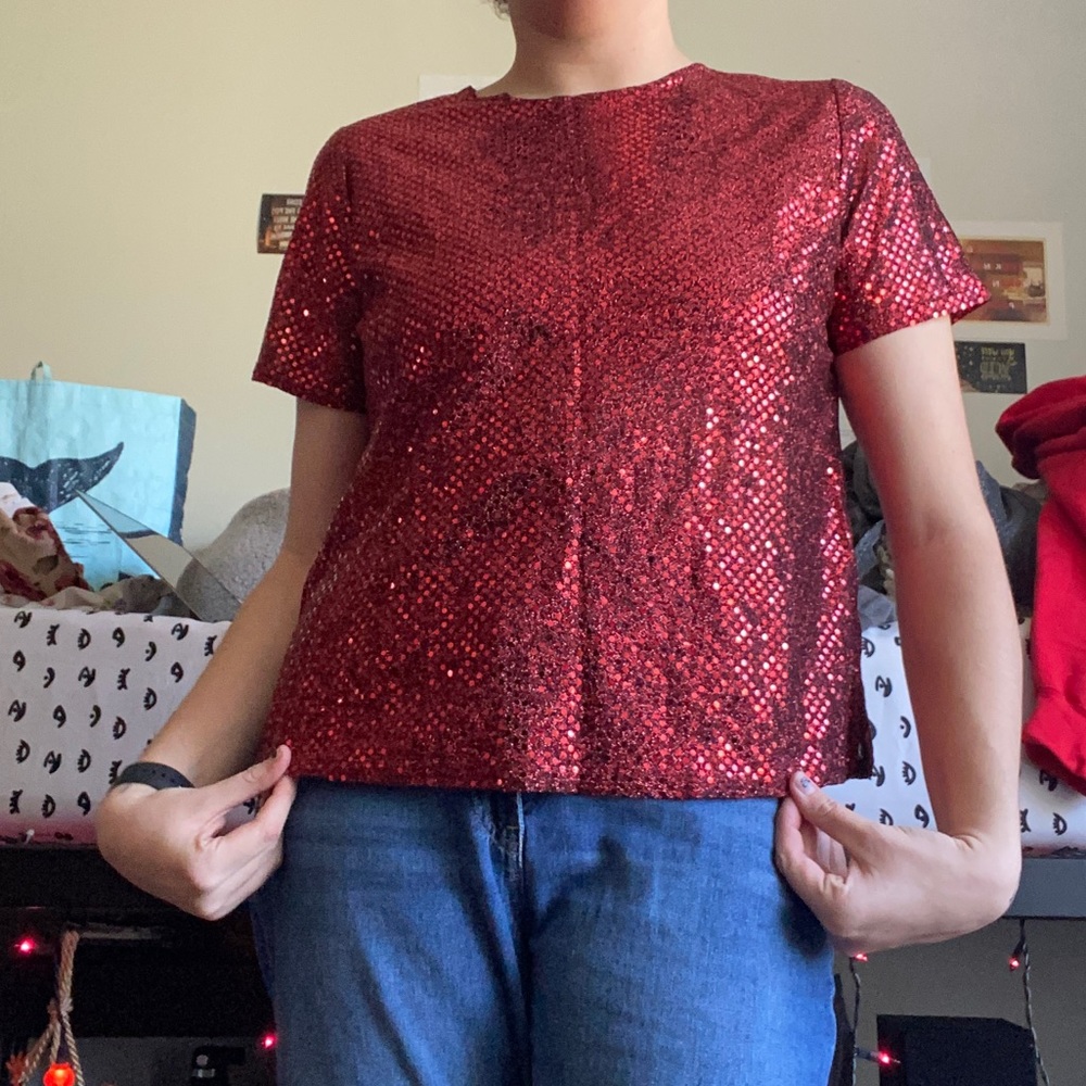 Notations Sequin-esque Shirt!